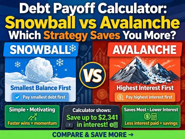 Debt Payoff Calculator: Snowball vs. Avalanche – Which Strategy Saves You More?