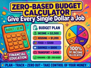 Zero-Based Budget Calculator